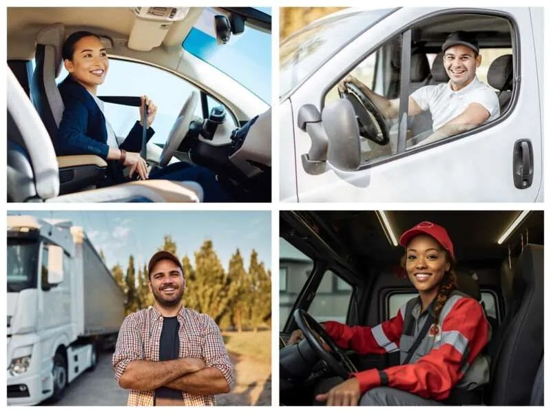 This image perfectly illustrates open carrier transport, one of the two vehicle shipping methods compared in the blog post. It shows how several cars can be professionally transported together on a single trailer without adding any miles to their odometers.