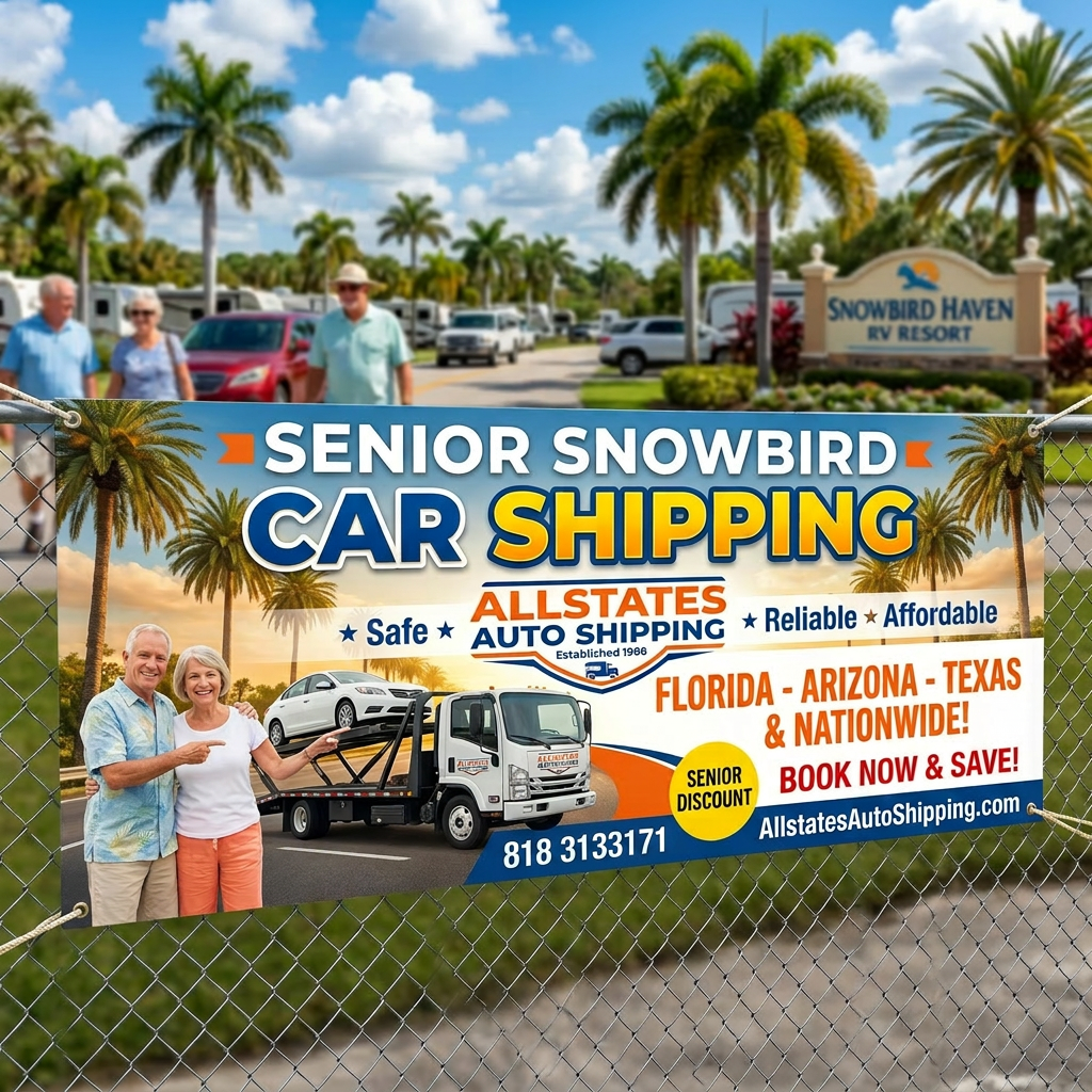 Riding the Seasonal Tides: The Complete Senior & Snowbird Car Shipping Guide