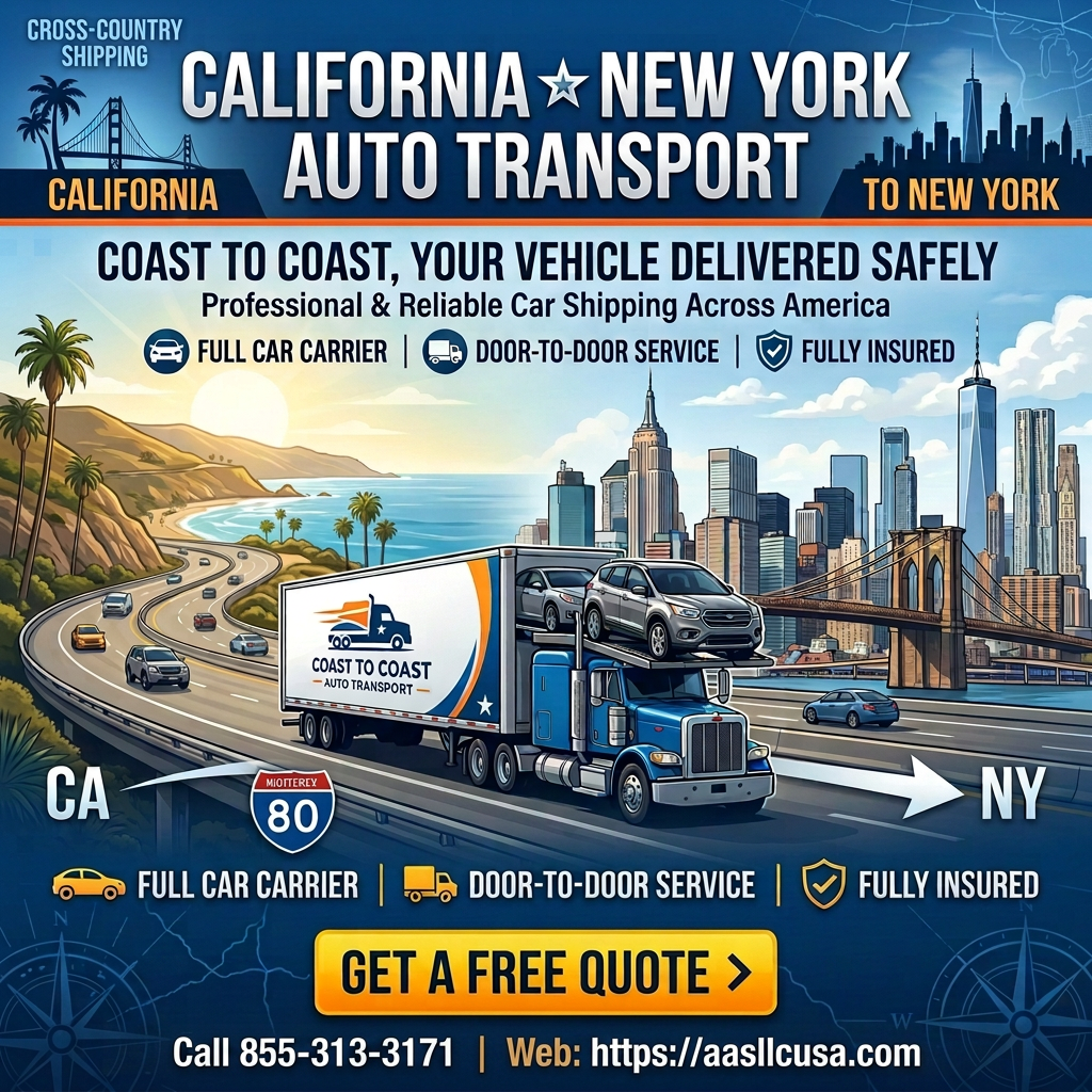 7 Smart Ways to Save on California to New York Auto Transport